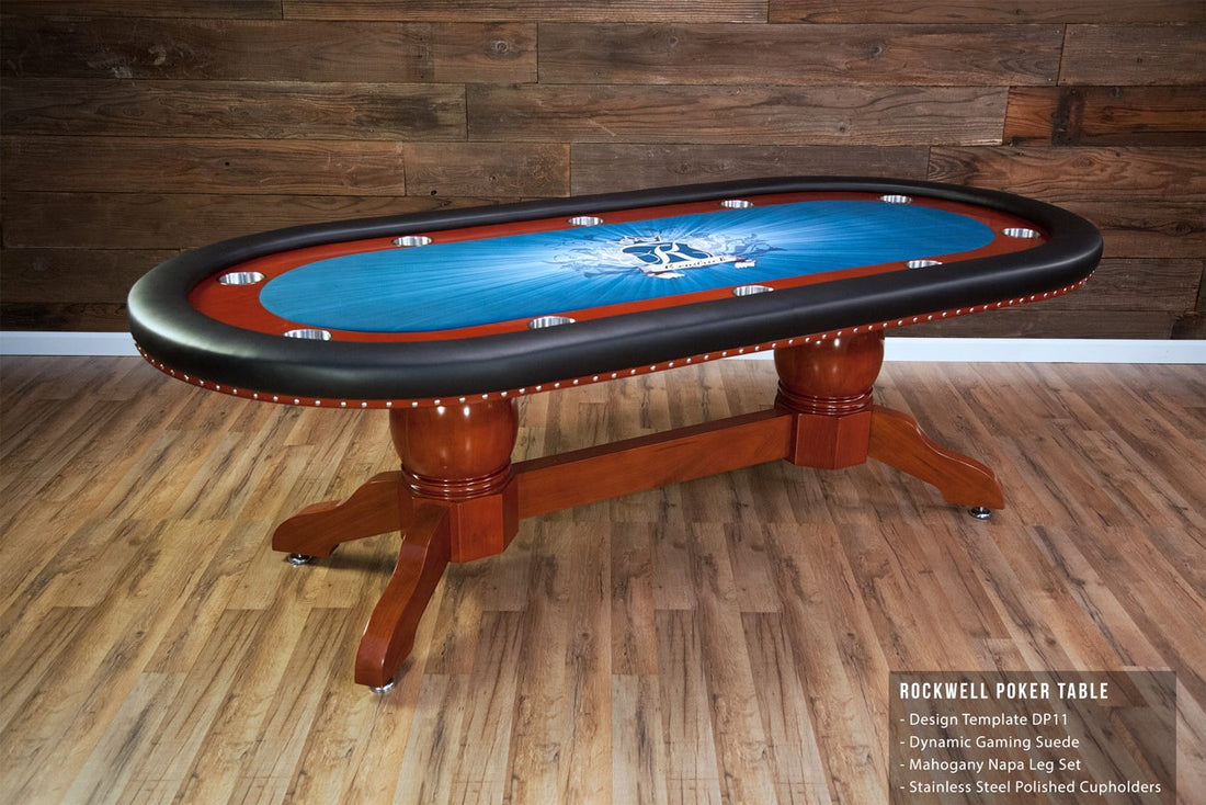 The Rockwell Poker Table - Crown Humidors