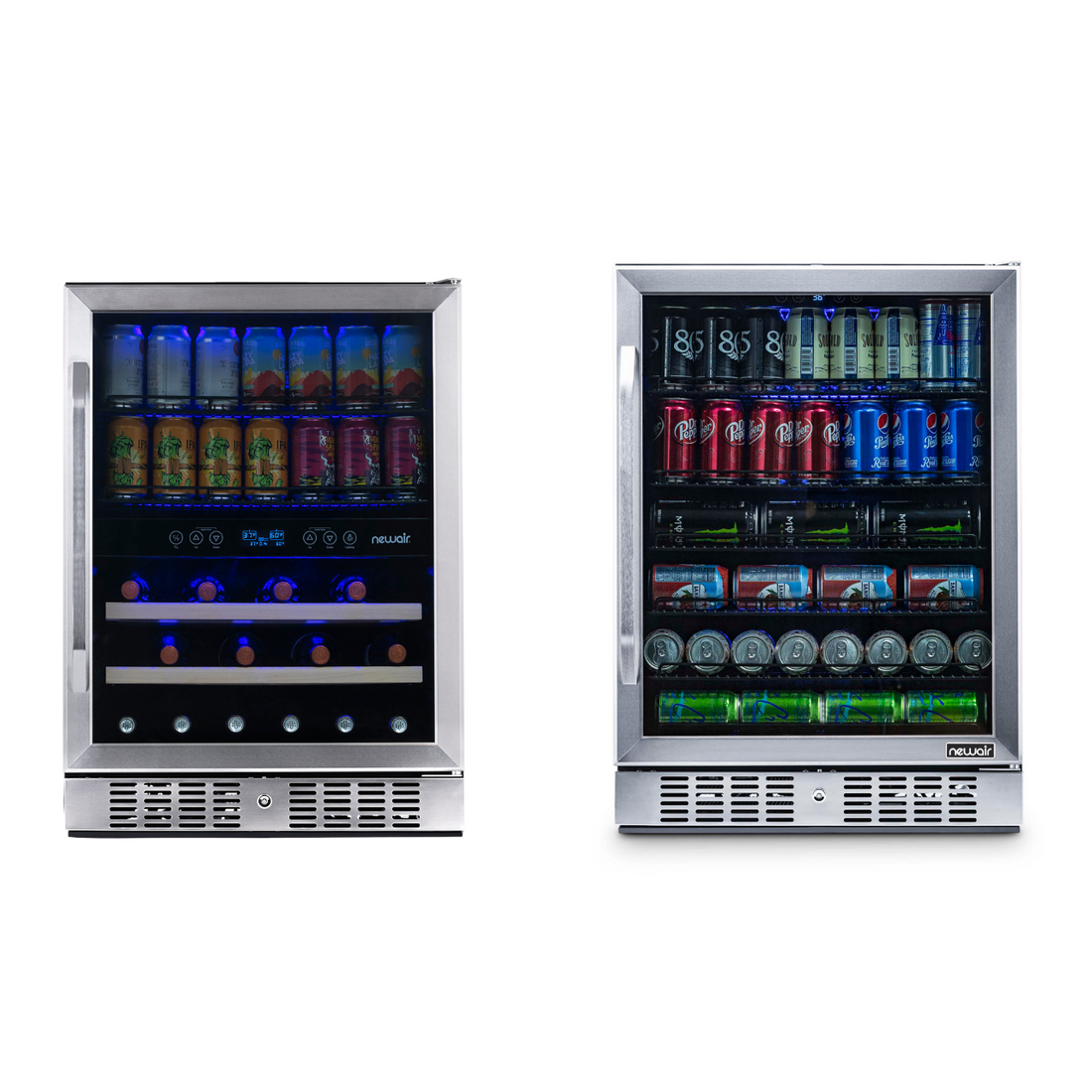 24" Built-in Combo Beverage & Wine Fridge Bundle