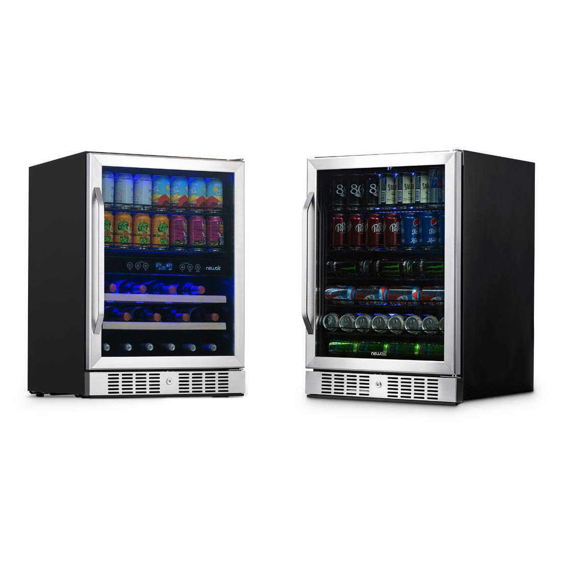 24" Built-in Combo Beverage & Wine Fridge Bundle