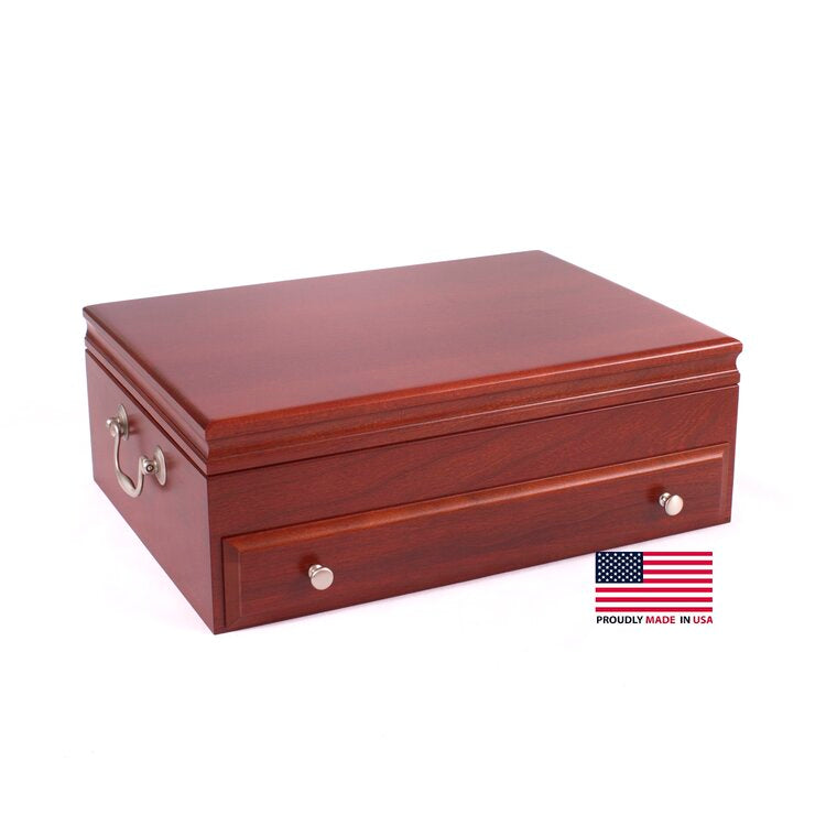 BOUNTY - 1 Draw Flatware & Silverware Chest by American Chest - Crown Humidors