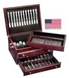 Presidential Super 1-Drawer Flatware Chest with Lift-Out Knife Tray - Crown Humidors