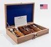 Americana, Divided Flatware Chest; Solid Mahongany, Crafted in New England - Crown Humidors