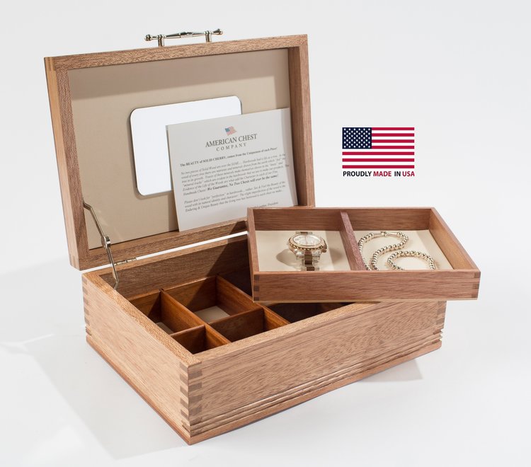Americana Jewelry Box by American Chest - Crown Humidors