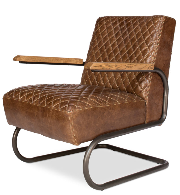Leather Cigar Chairs