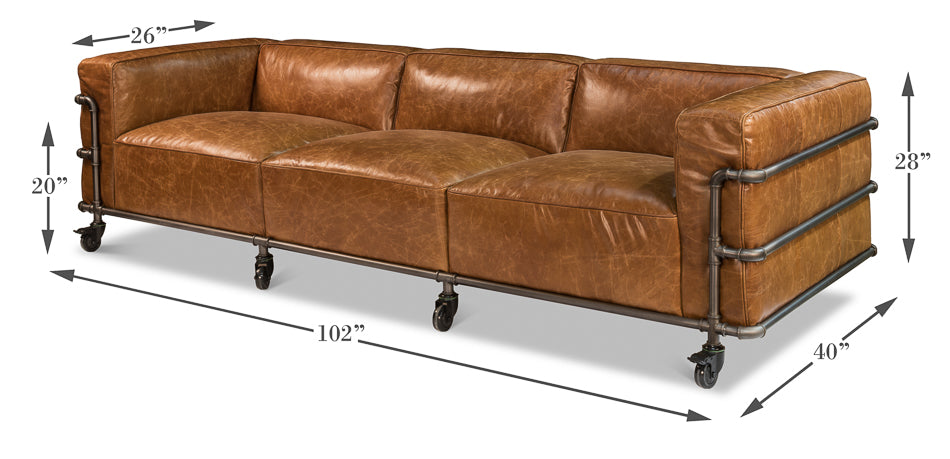 Antwerp Couch by Sarreid - Crown Humidors