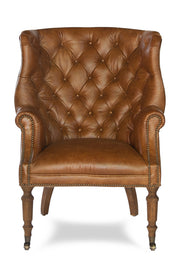 Welsh Leather Chair by Sarreid - Crown Humidors
