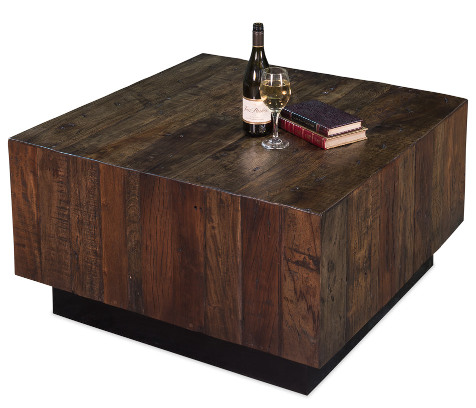 Ebonized Walnut Coffee Table by Sarreid - Crown Humidors