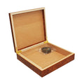 Prestige Imports Chateau 20 Count Burl Cigar Humidor w/ Humidifier - Crown Humidors