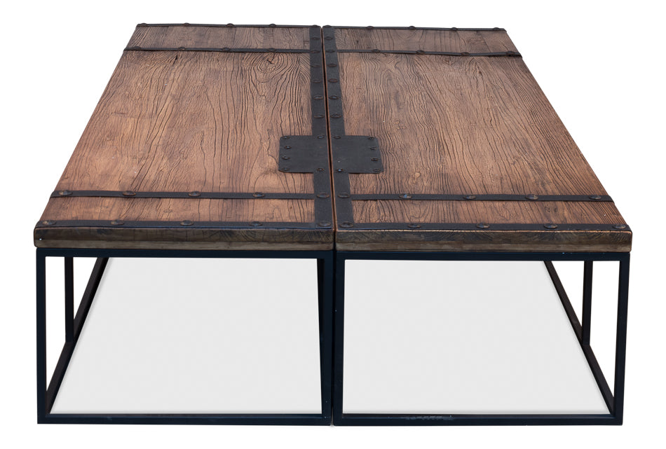 Antique Doors Coffee Table by Sarreid - Crown Humidors