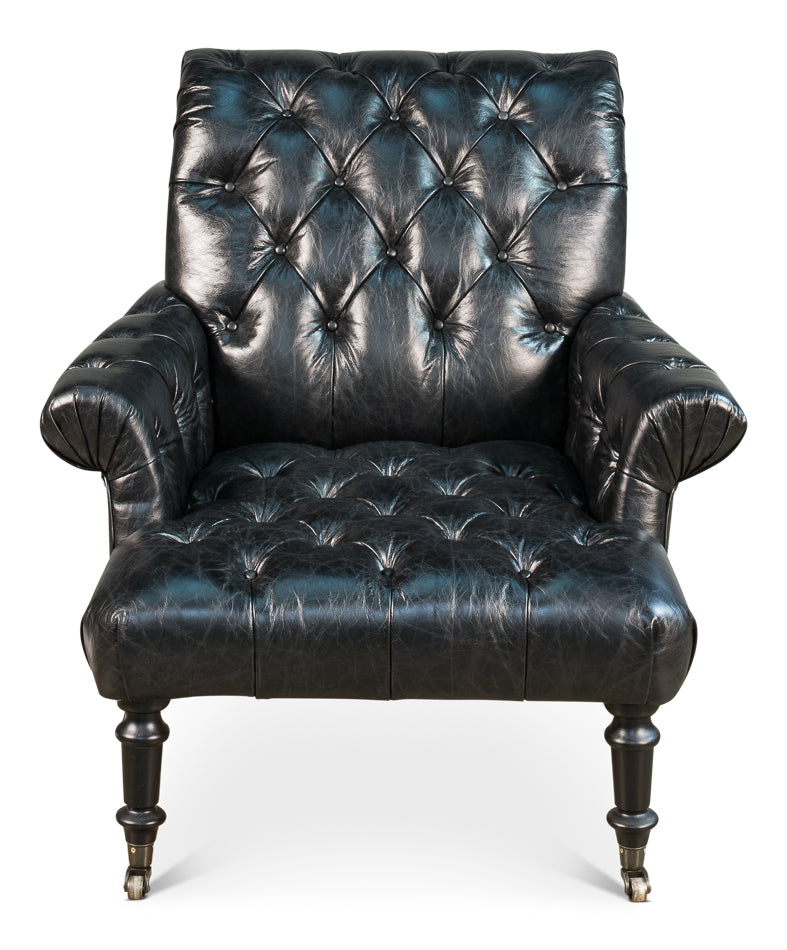 Leather Cigar Chairs