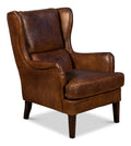 Elite Wing Lounge Chair by Sarreid - Crown Humidors