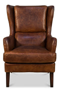 Elite Wing Lounge Chair by Sarreid - Crown Humidors