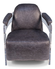 Nottinghill Grey Speed Of Sound Chair by Sarreid - Crown Humidors