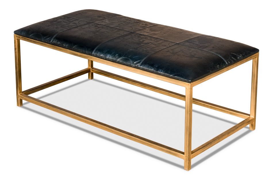 Galileo Ottoman Table by Sarreid - Crown Humidors