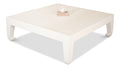 Classic Chinese Coffee Table, White by Sarreid - Crown Humidors