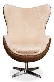 Jacobean Mid 20th Century Egg Chair by Sarreid - Crown Humidors