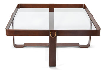 Bridle Belts Cocktail Table by Sarreid - Crown Humidors