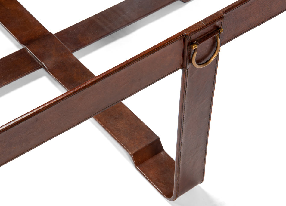 Bridle Belts Cocktail Table by Sarreid - Crown Humidors