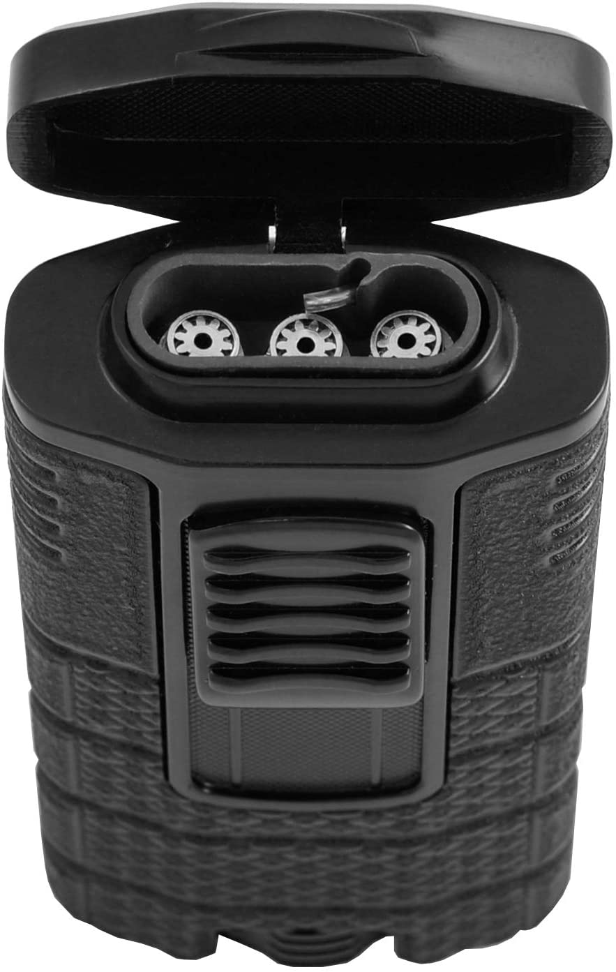 Xikar Tactical Triple Flame Lighter - Crown Humidors