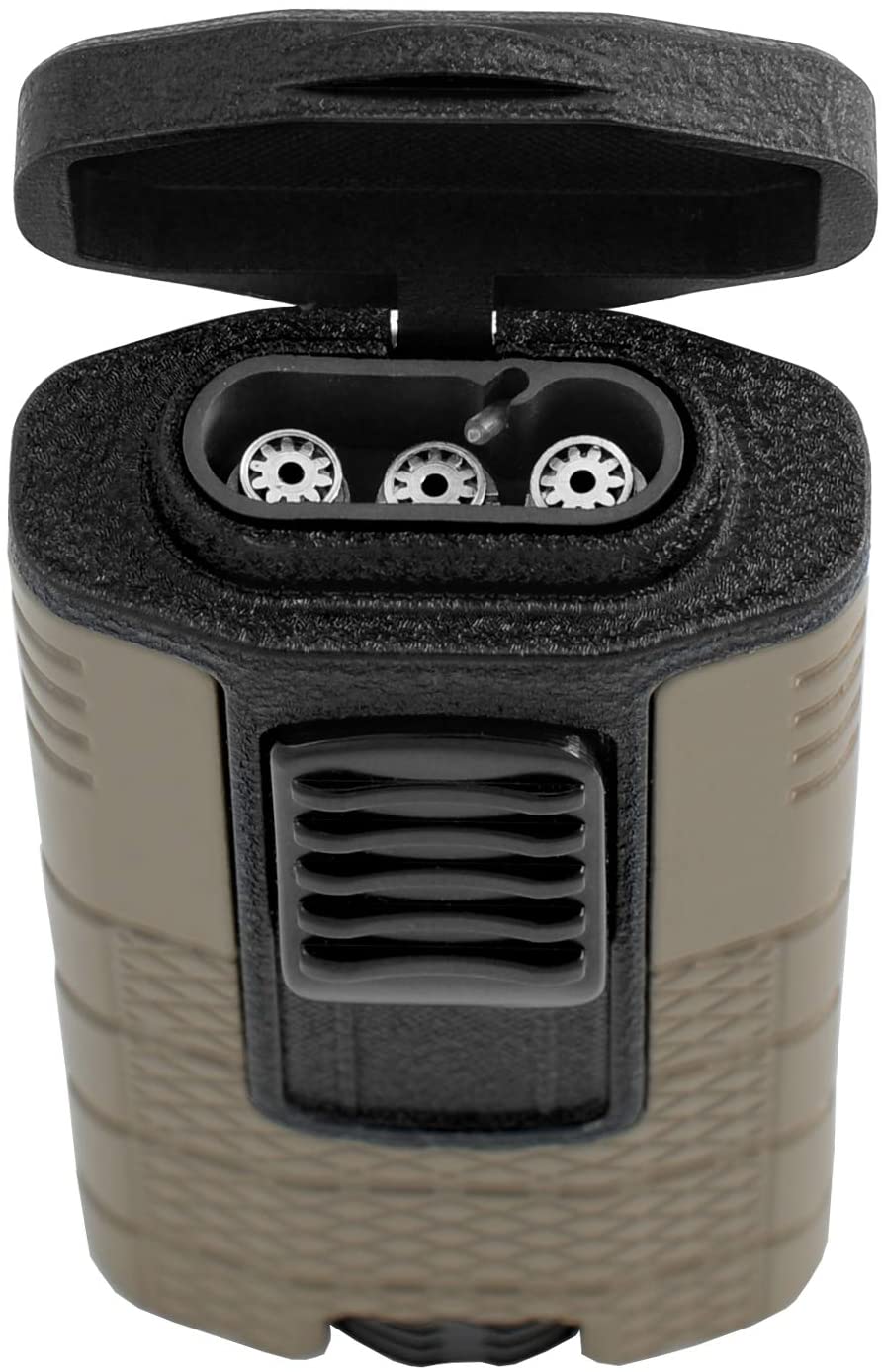 Xikar Tactical Triple Flame Lighter - Crown Humidors