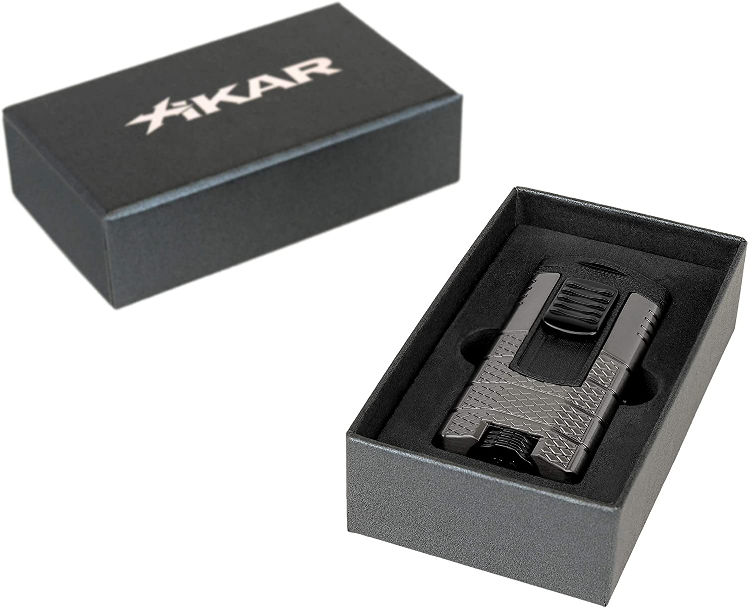 Xikar Tactical Triple Flame Lighter - Crown Humidors