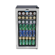 Whynter BR-130SB Beverage Refrigerator with Internal Fan – Stainless Steel 120 Can Capacity