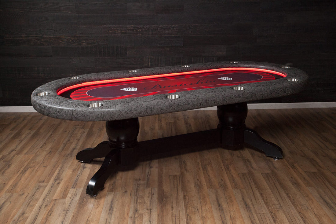 Elite Alpha (LED) Poker Table - Crown Humidors