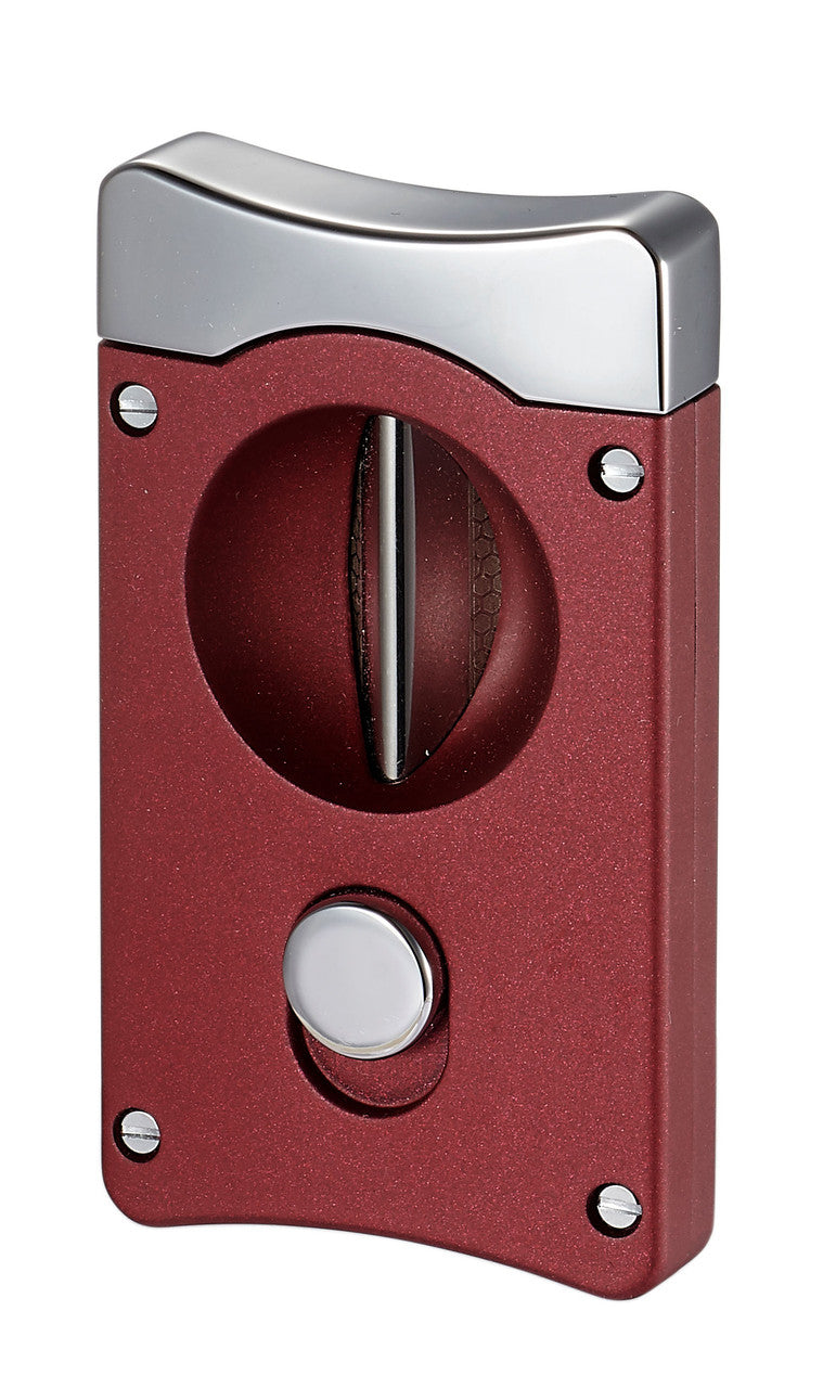 Visol Wedge V Cigar Cutter - Burgundy - Cacu137Bg