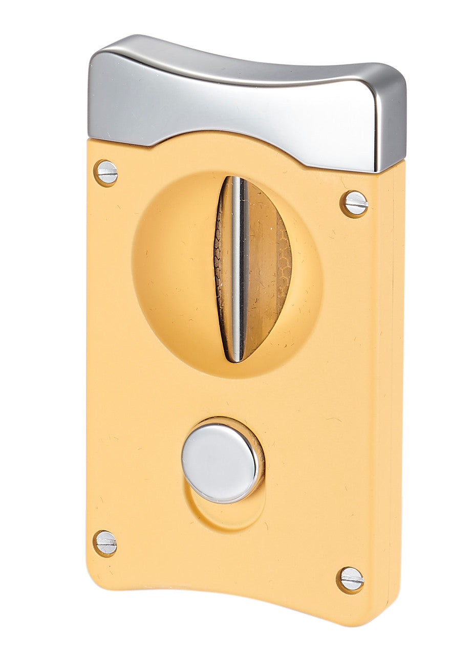 Visol Wedge V Cigar Cutter - Yellow - Cacu137Yl