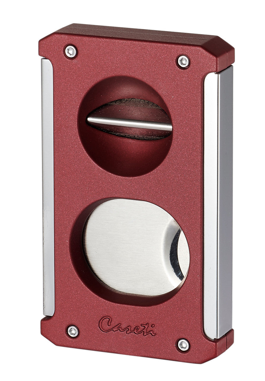 Caseti Trident 3 In 1 Burgundy Cigar Cutter - Cacu140Bg