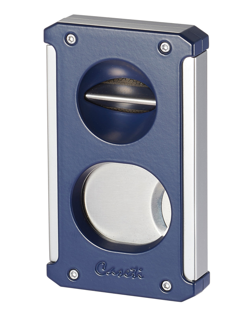 Caseti Trident 3 In 1 Navy Blue Cigar Cutter - Cacu140Bl