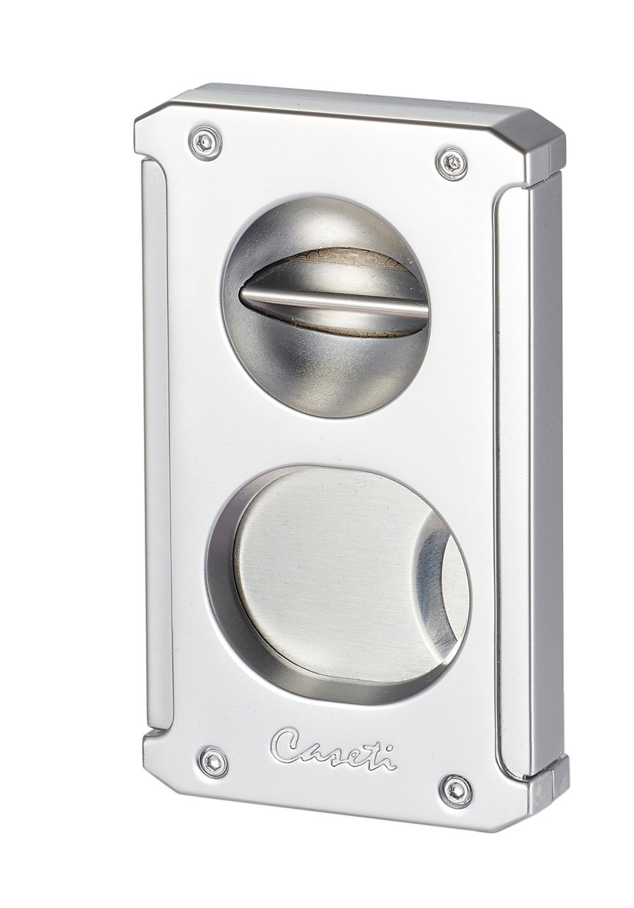 Caseti Trident 3 In 1 Chrome Cigar Cutter - Cacu140Cp