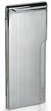 Caseti Elegante Slim Lighter - Vertical Lines - Crown Humidors