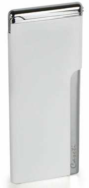 Caseti Elegante Slim Lighter - White - Crown Humidors