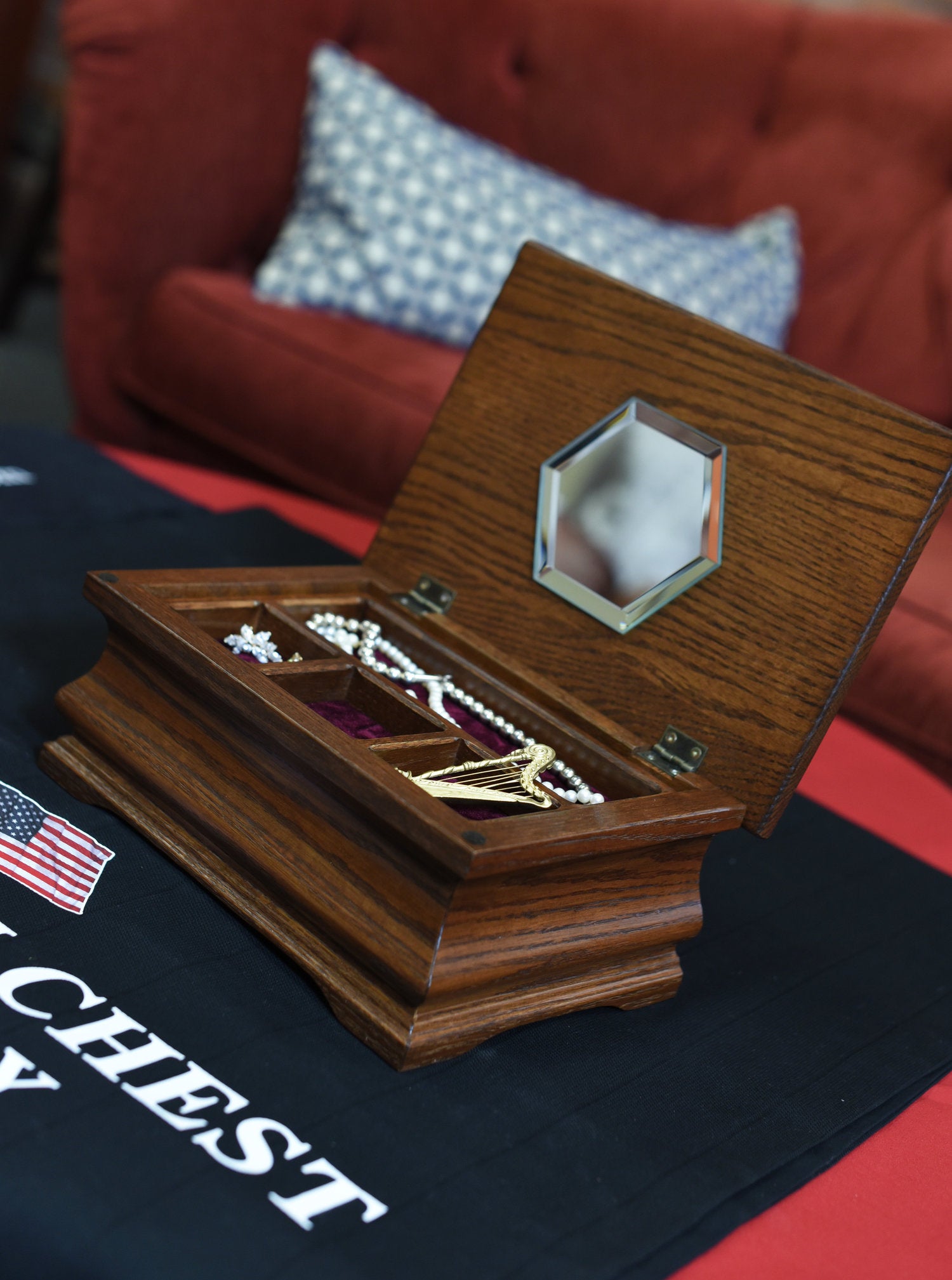 LITTLE LADY - Jewelry Chest, Amish Crafted by American Chest - Crown Humidors