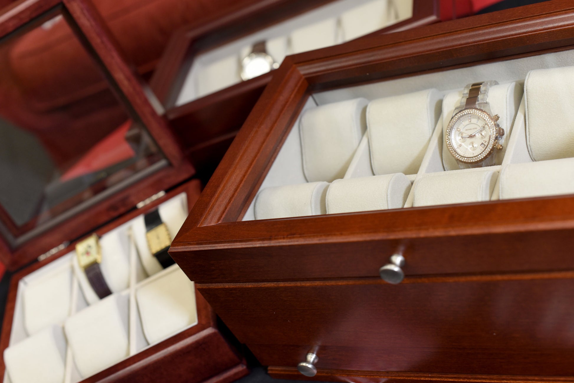 Captain Watch Chest & Valet by American Chest - Crown Humidors