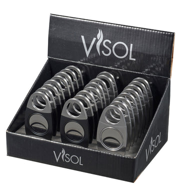 Slimline Retail Prepack - 24 Cigar Cutters - Vcut427-Display