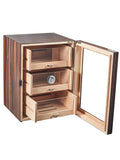 Visol Gorman Macassar Ebony Cabinet Humidor - Holds up to 150 Cigars - Crown Humidors