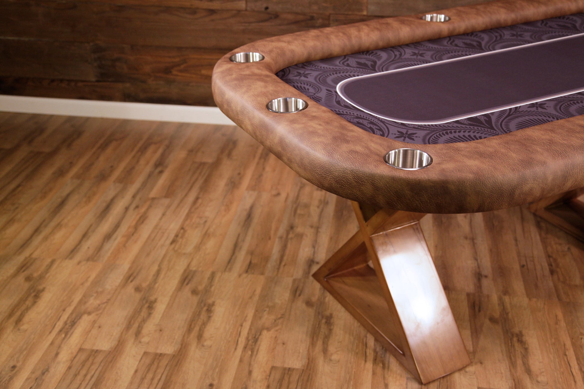 The Helmsley Poker Table With Matching Dining Top - Crown Humidors