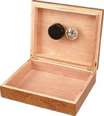 Quality Importers Riviera Travel Humidor - 20-30 Cigar - Crown Humidors