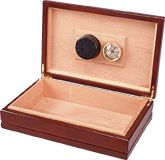 Quality Importers Florence Humidor - 20-30 Cigar Cherry - Crown Humidors