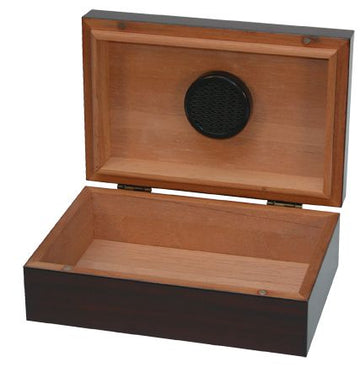 Quality Importers 10 Ct Travel Humidor - Mahogany - Crown Humidors