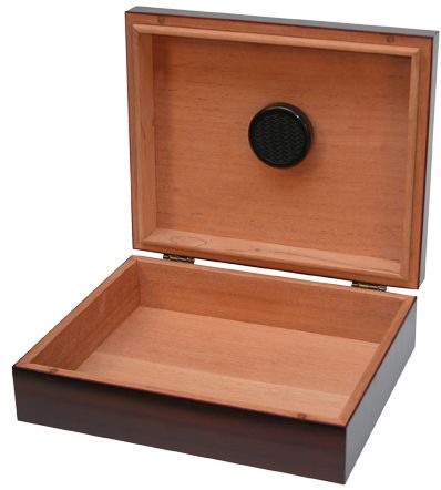 Quality Importers  20 Cigar Travel Humidor - Crown Humidors