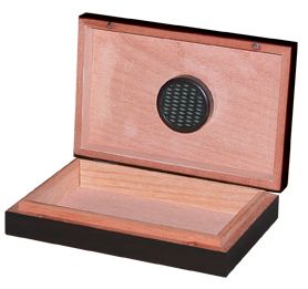 Quality Importers  5 Ct Travel Humidor - Mahogany - Crown Humidors