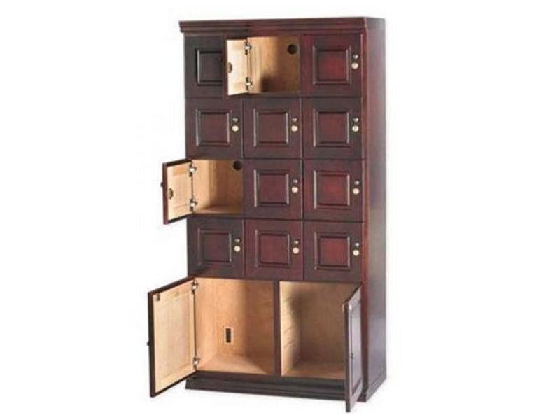 Cigar Locker Wall Cabinet Humidor by Quality Importers - 5000 Cigar ct - Crown Humidors