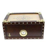 Humidor Supreme Maiden Voyage Humidor by Quality Importers - 100 Cigar ct - Crown Humidors