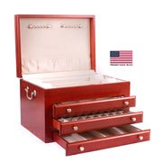 Majestic 3-Drawer Jeweller by American Chest - Crown Humidors
