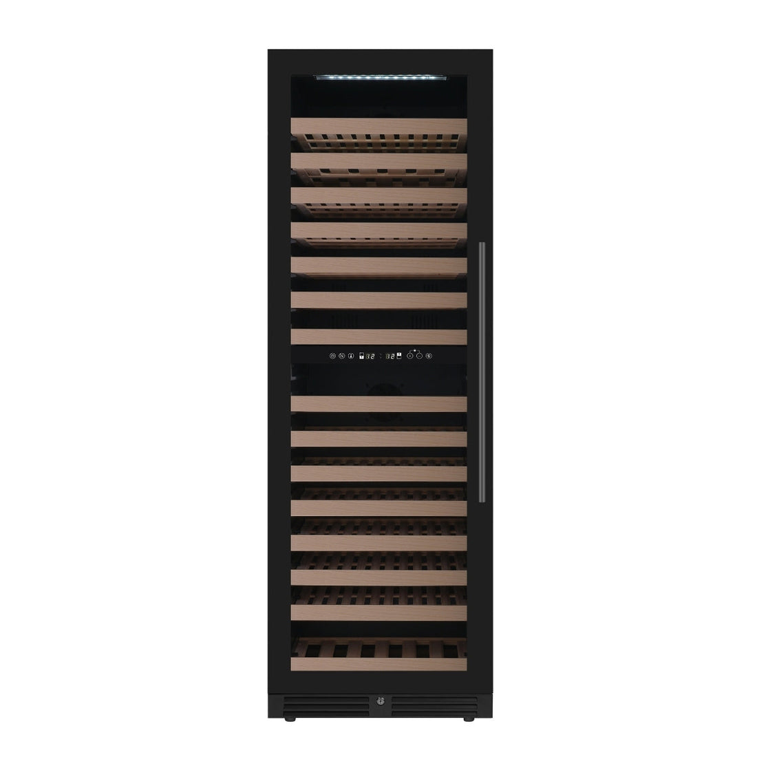 Kings Bottle Upright Low-E Glass Door Dual Zone Large Wine Cooler KBU425DX-FG RHH