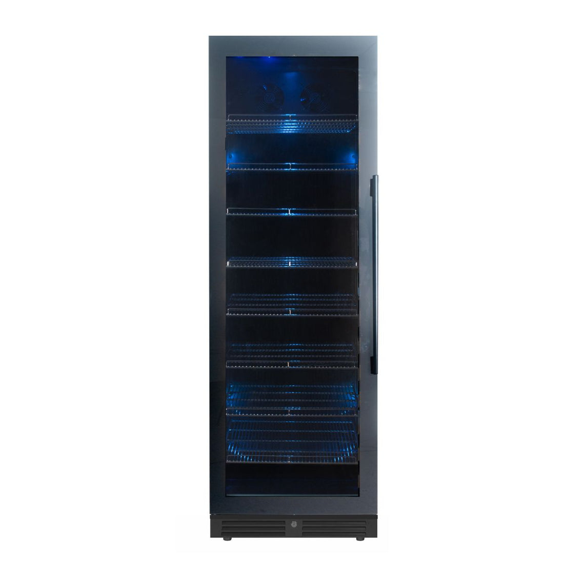 Kings Bottle Large Beverage Refrigerator With Low-E Glass Door KBU425BX-FG LHH