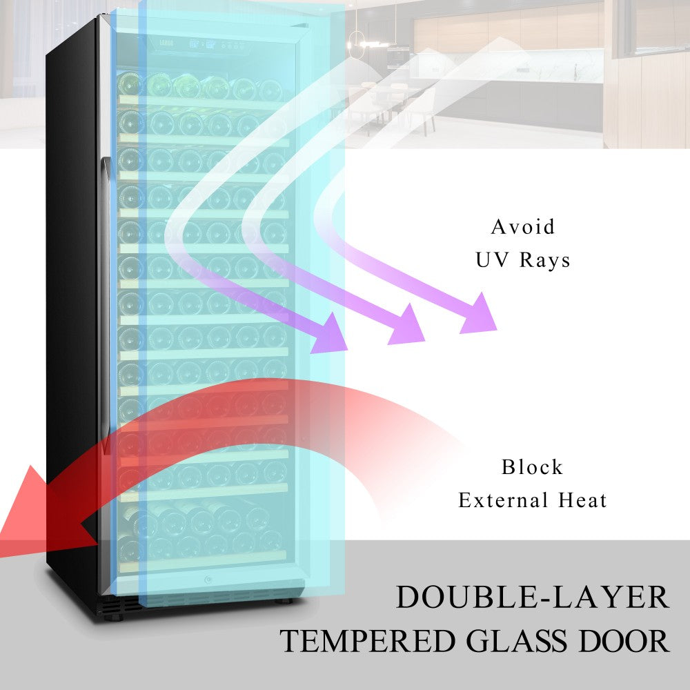 Lanbo 149 Bottle Single Zone Wine Cooler